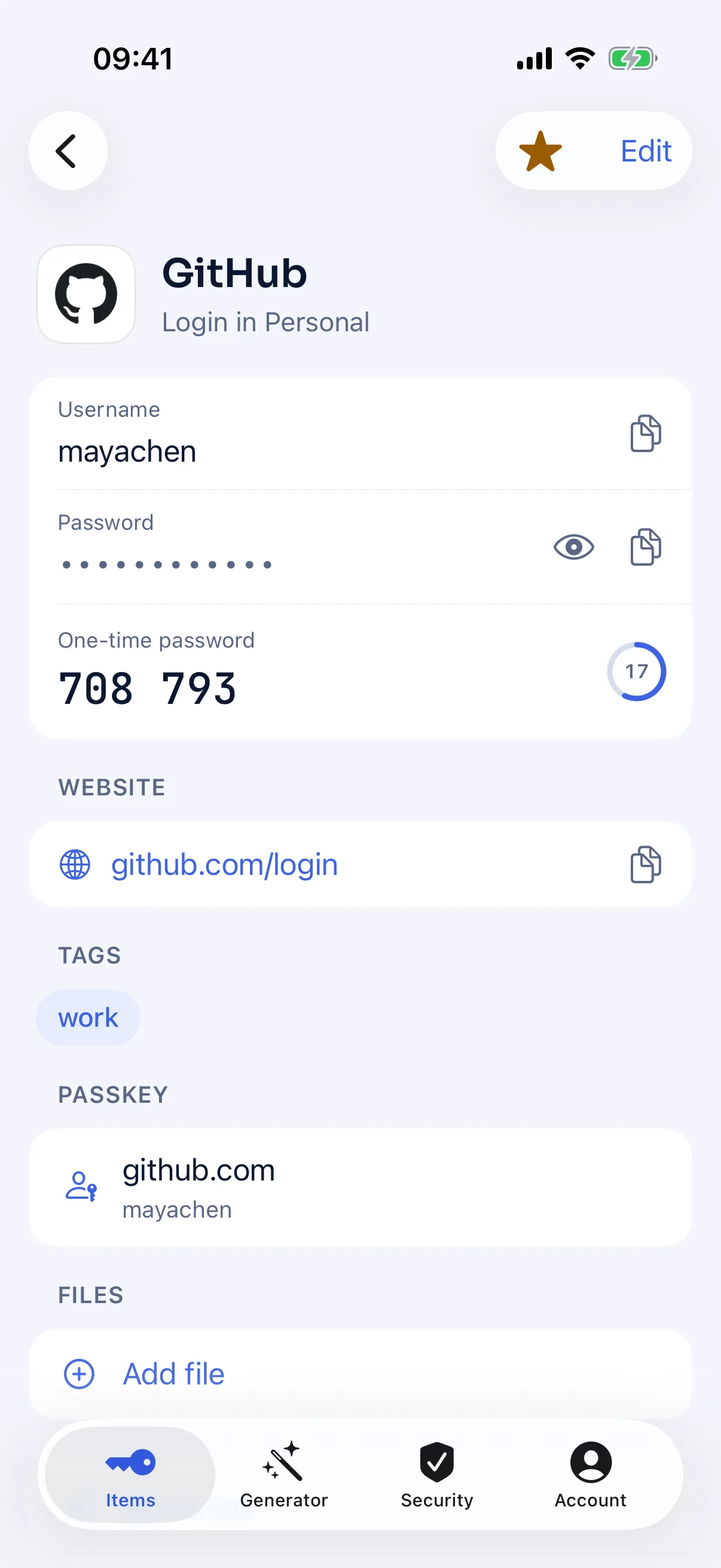 Vallkey on iPhone, with the same GitHub login open.